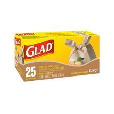 Glad Plastic Lunch Bags with Handle-Ties, 25-pk | Canadian Tire