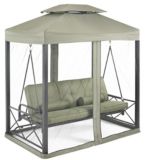 Monterey Collection Day Bed And Swing With Netting Green