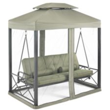 Monterey Collection Day Bed And Swing With Netting Green