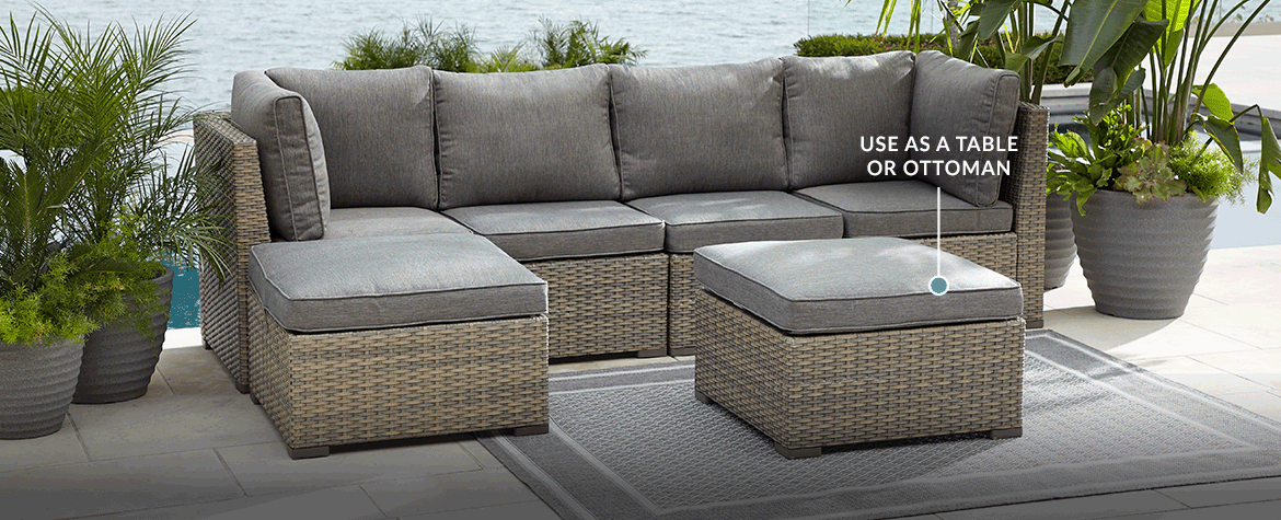 Bala Conversation Collection By Canvas, Sectional Patio Furniture Covers Canada