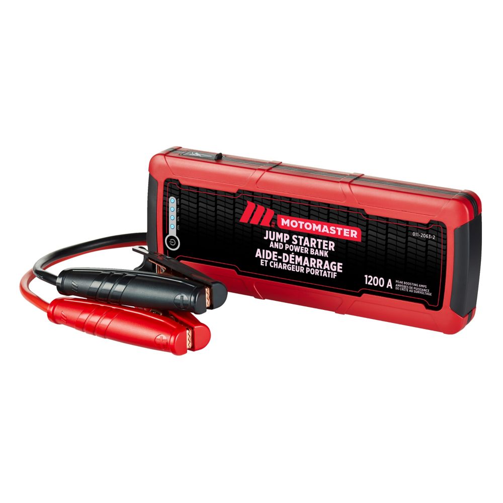 1200A Lithium Jump Starter Power Bank MotoMaster Automotive Price Dropper