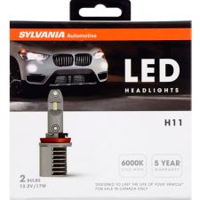 H11 Sylvania Led Headlight Bulb 2 Pk Canadian Tire