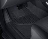 Carsio Black Rubber Tailored Car Floor Mats To fit C-Class 2014 onwards 3mm 4pc Set 