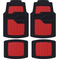 Autotrends Sporty Floor Mat Red 4 Pc Canadian Tire