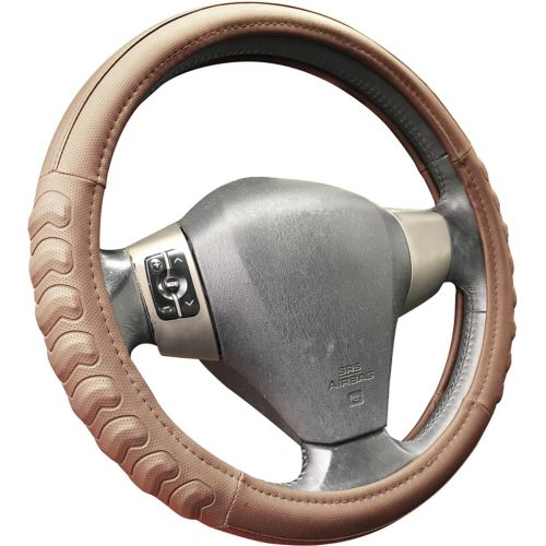 AutoTrends Chevron Comfort Grip Steering Wheel Cover, Tan Canadian Tire