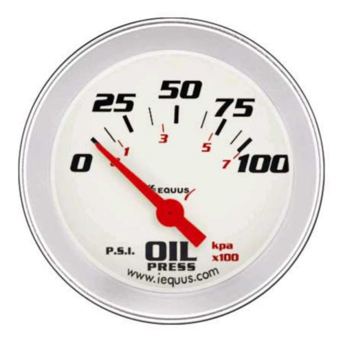Manomètre électrique de pression d'huile EQUUS, 2 5/8 po Image de l’article