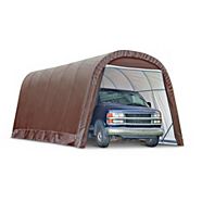 Shelterlogic Round Car Shelter Grey 10 Ft X 20 Ft Canadian Tire