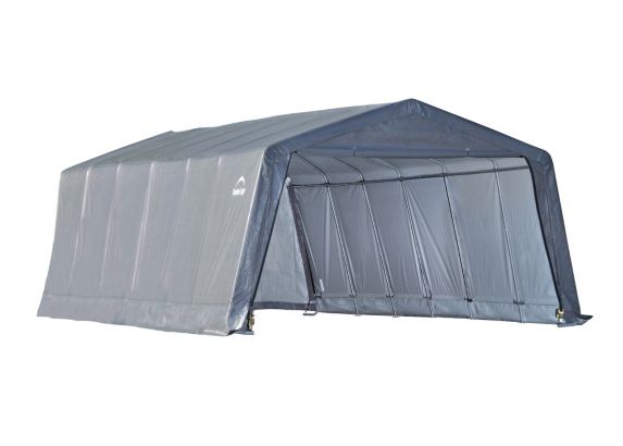 Abri ShelterLogic Garage-in-A-Box avec protection anti-UV, 12 x 24 x 8 ...