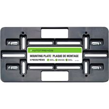 License Mounting Plate Black Canadian Tire