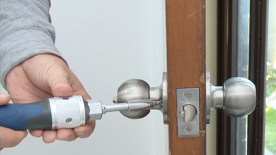 How To Replace Door Locks And Hardware Canadian Tire