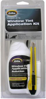 W x 11.25 in Gila  Clear  Indoor  Window Film Application Kit  11.25 in L