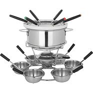 Set Fonduta Swissmar Sierra 11 Pezzi - Pentola Ghisa Con Forchette Colorate | Per Carne, Formaggio E Cioccolato