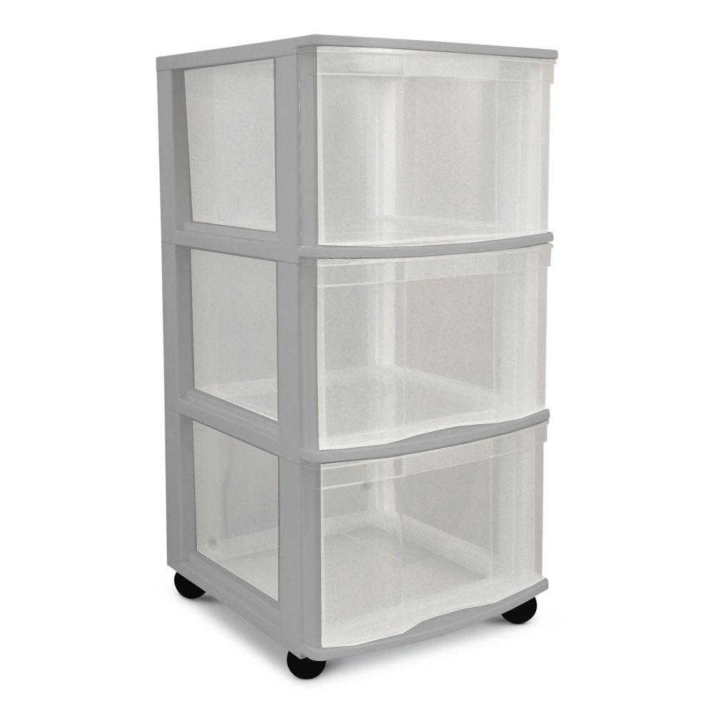 3-Drawer Storage Tower, 26-in Type A