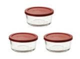 Anchor Hocking 4 Cup Glass Storage Container Set 6 Pc Canadian Tire