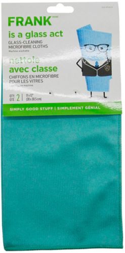 FRANK Microfibre Glass Cleaning Cloths, 2-pk Product image