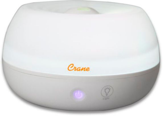 Crane Ultrasonic Cool Mist Air Humidifier & Essential Oil Diffuser w/ Light, Whisper Quiet Product image
