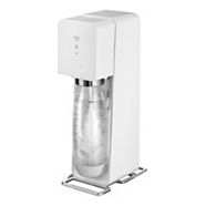 Machine à eau pétillante SodaStream Source avec cylindre de CO2 60 L et bouteille réutilisable sans BPA, blanc