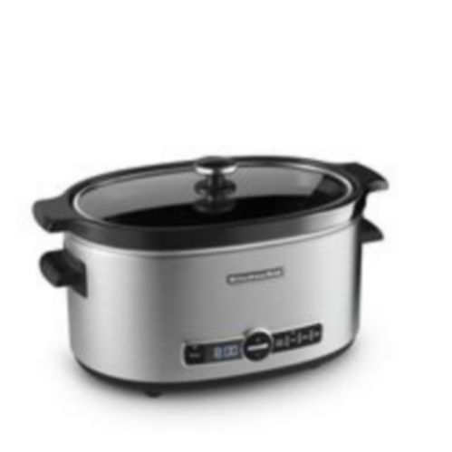 KitchenAid Slow Cooker with Solid Glass Lid, 6-quart Product image