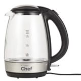 MASTER Chef Electric Glass Kettle, 1.7 