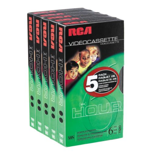 Cassettes vidéo RCA, paq. 5 Image de l’article