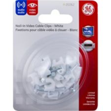 Attaches Pour Cable Video A Clouer Ge Blanc Canadian Tire