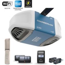 Chamberlain 1 1 4 Hp Belt Garage Door Opener With Myq Technology