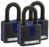 Brinks 40 mm Weather Resistant Padlocks, 3pk Canadian Tire