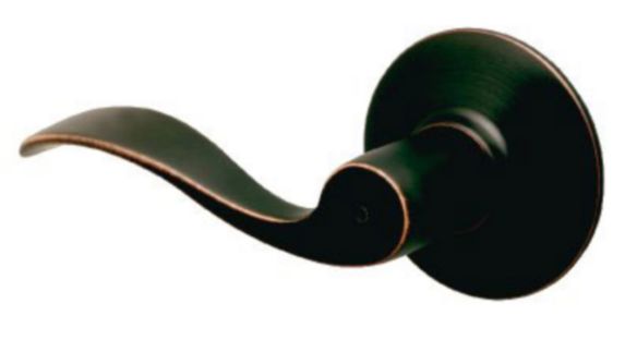 Serrure à verrou à levier Schlage, bronze patiné Image de l’article