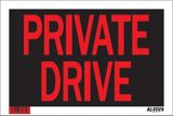 Affiche Private Driveway Klassen, 8 x 12 po | Ultranull