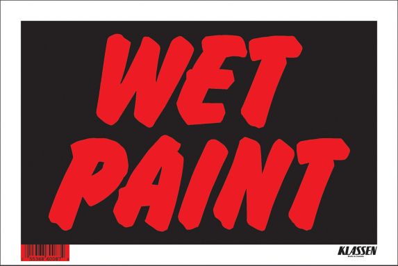 Affiche Wet Paint Klassen, 8 x 12 po Image de l’article