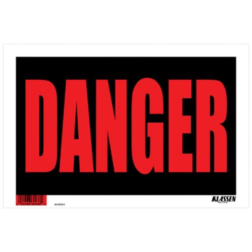 Affiche Danger Klassen, 8 x 12 po Image de l’article