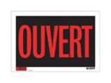 Affiche Ouvert Klassen (français), 8 x 12 po | Ultranull