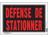 Affiche Défense de stationner Hillman (français), 8 x 12 po | Hillmannull