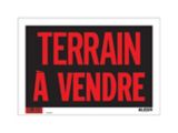 Affiche Terrain à vendre Klassen (français), 8 x 12 po | Schlagenull