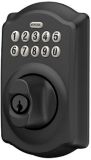 Schlage Camelot Keypad Deadbolt Matte Black Canadian Tire