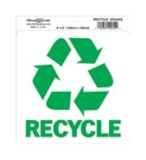 Affiche de recyclage Hillman, 6 x 6 po | Hillmannull