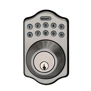 Weiser Maximum Security Electronic Deadbolt, Polished Brass Finish ...