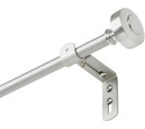 Loft Knob Cafe Curtain Rod Nickel Canadian Tire