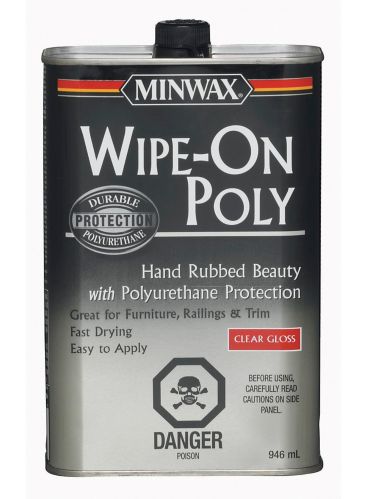 Fini Minwax Wipe-On Poly, clair brillant, 946 mL Image de l’article