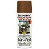 Peinture en aérosol texturée multicolore Rust-Oleum, brun automnal, 340 g | Rust-Oleum Stops Rustnull