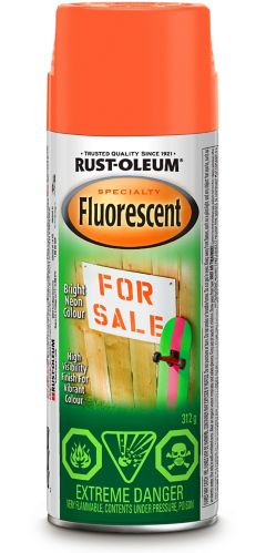 Peinture en aérosol fluorescent Rust-Oleum Specialty, 312 g Image de l’article