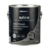 Teinture d'extérieur opaque Premier Extra, prémélangée, gris urbain, 1 gallon | Premier Paintnull