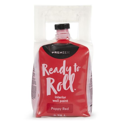 Premier Ready To Roll Interior Eggshell Paint, Poppy Red, 3.78-L Product image
