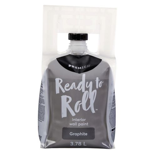 Premier Ready To Roll Interior Eggshell Paint, Graphite, 3.78-L Product image