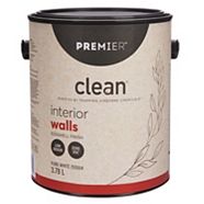 Peinture d'intérieur pour murs Premier Clean, coquille d'oeuf, blanc, 1 gal