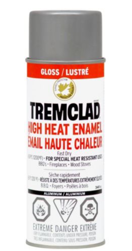 Tremclad High Heat Enamel Spray Aluminum 340 G Canadian Tire - Tremclad High Heat Paint Colours