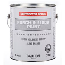 Contractor Grade Porch Floor Paint Grey 1 Gallon Canadian Tire