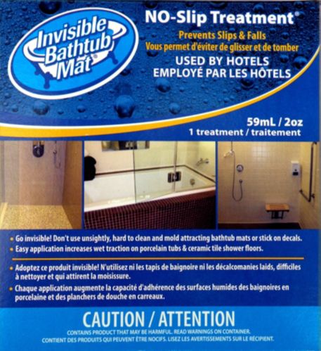 Invisible Bathtub Mat Treatment, Bathtub Non Slip Stickers Canada