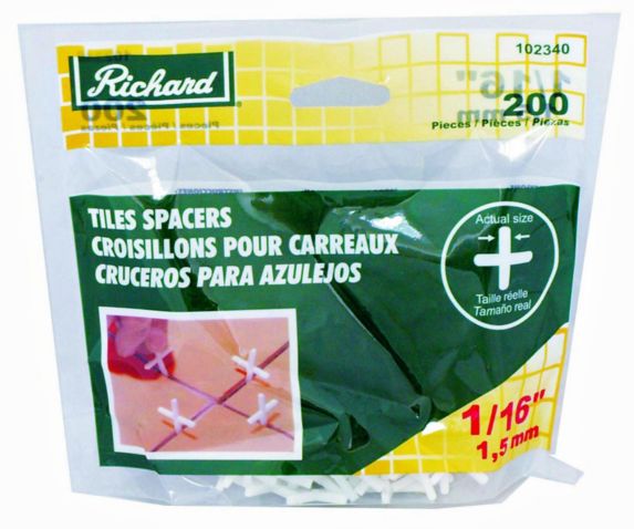Richard Tile Spacer, 1/16-in, 200-pc Product image