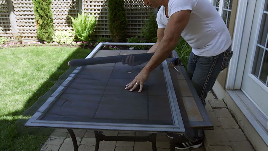 How To Repair A Screen Door Canadian Tire